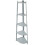 Charles Jacobs (Grey) Charles Jacobs Corner Ladder Shelf Bookcase Display Storage Unit 6