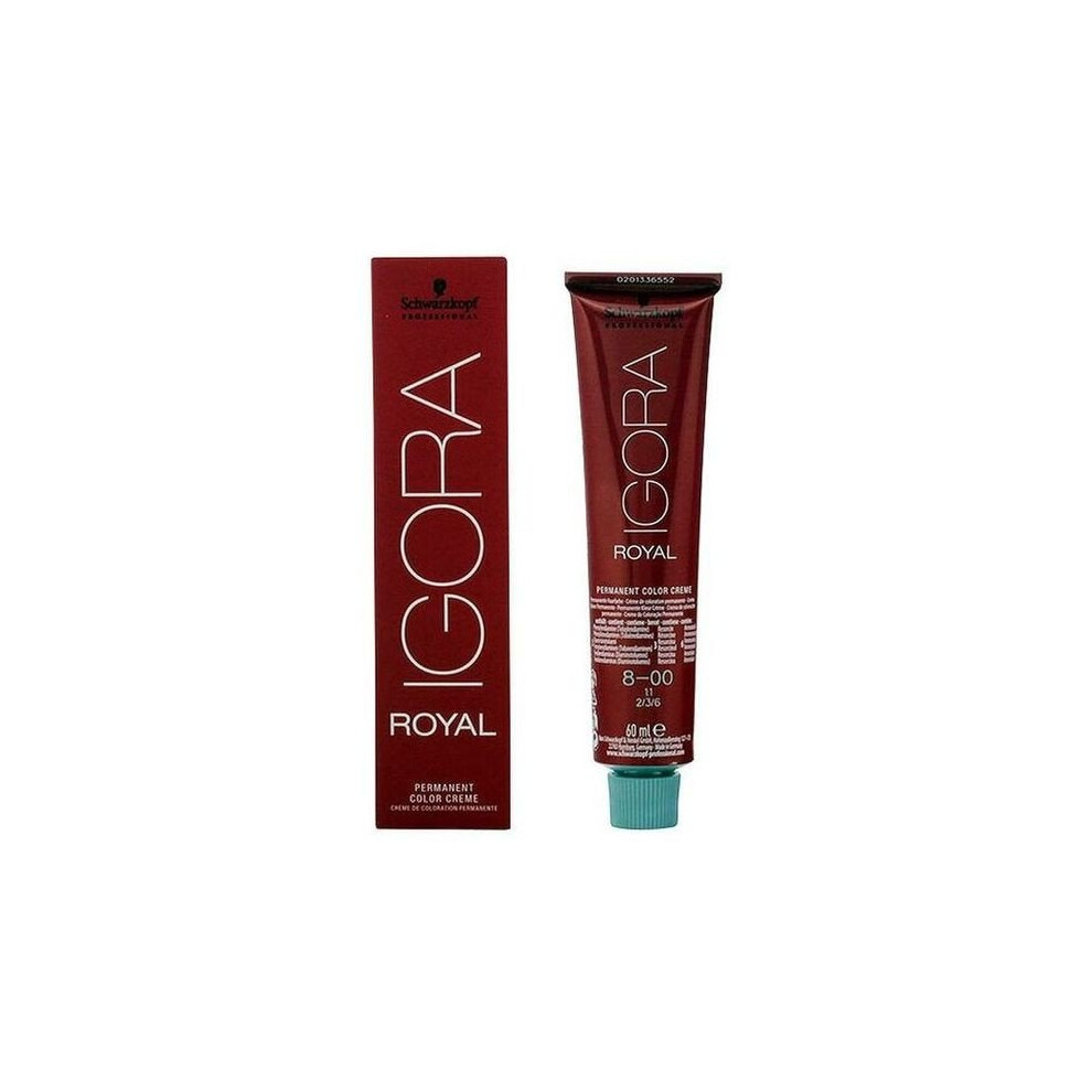 Schwarzkopf Permanent Dye Igora Royal Nâº 8-00