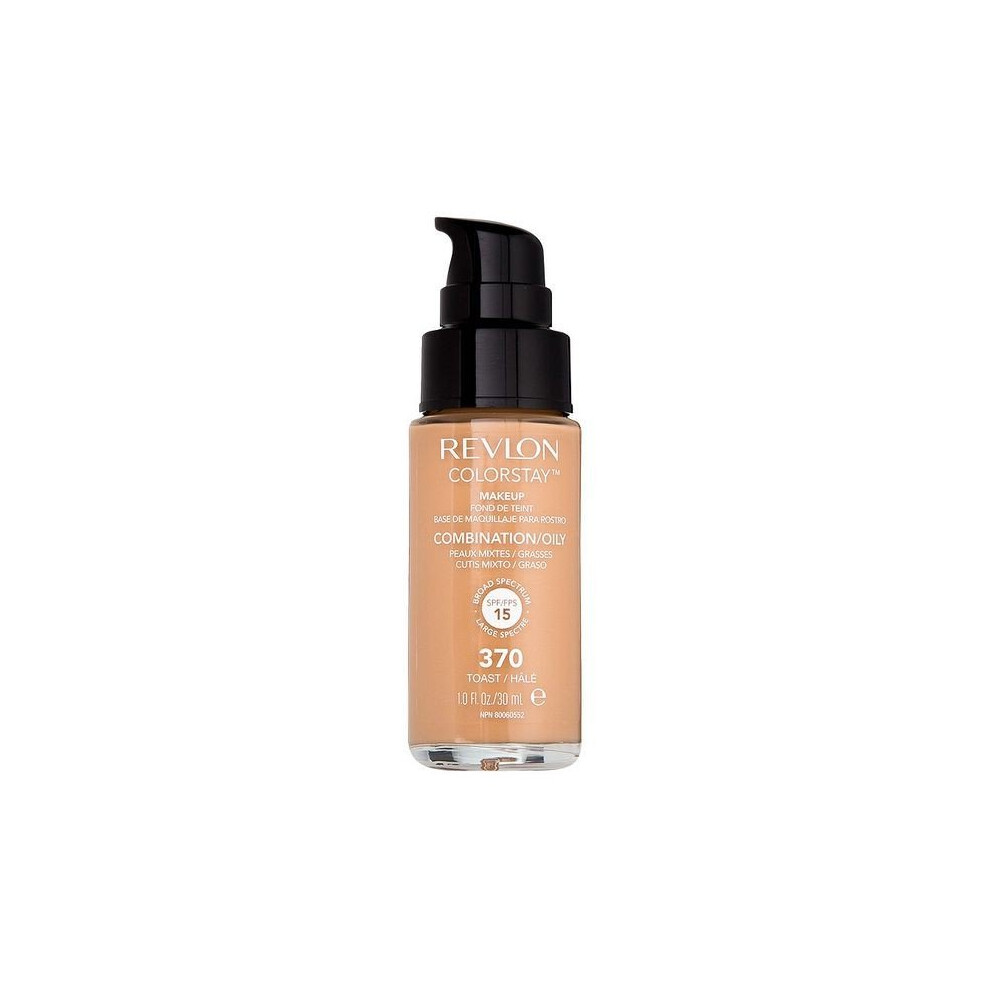 Revlon Colorstay Make Up / Fond De Teint Spf15 30Ml Toast #370 Combination / Oily