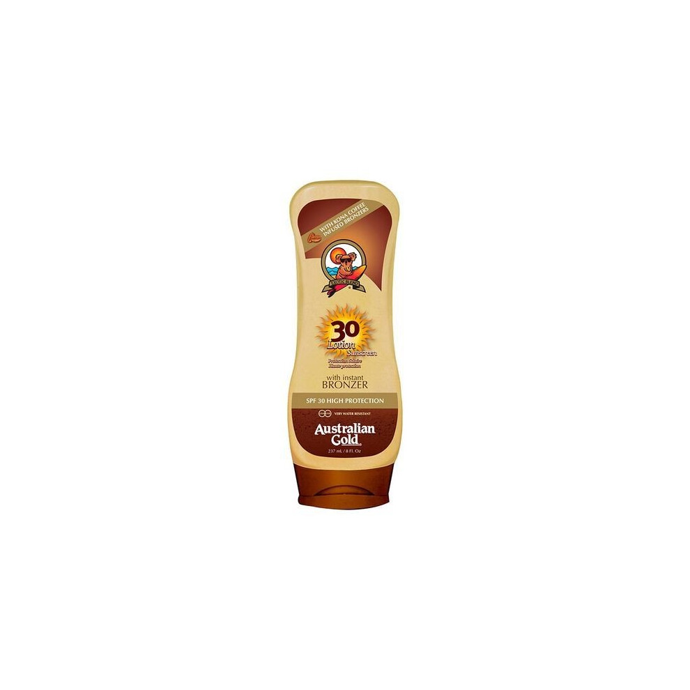 Sun Lotion Instant Bronzer Australian Gold SPF 30 (237 ml)