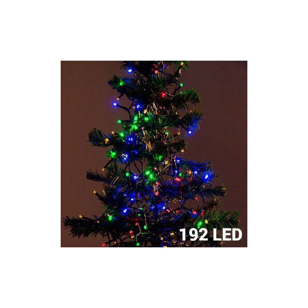 Bigbuy Christmas 14.5m Multi-Colour LED Xmas Tree Fairy Lights with 8 Lighting Modes