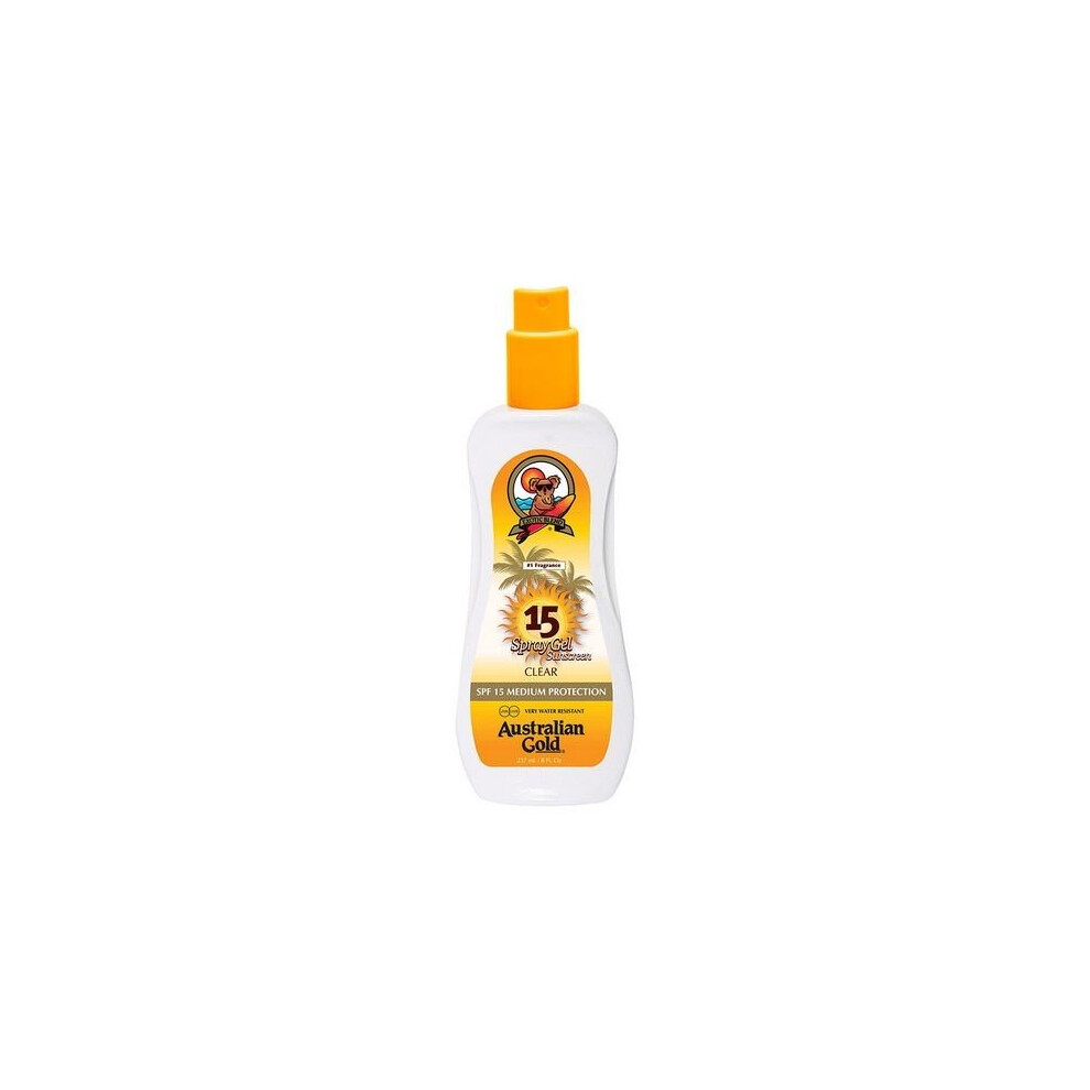 Sun Screen Gel Sunscreen Spray Australian Gold SPF 15 (237 ml)