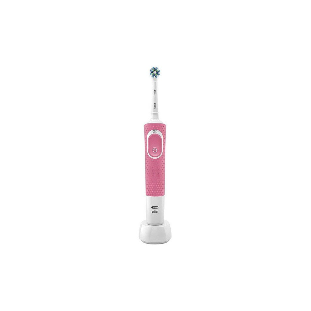 Electric Toothbrush Oral-B Vitality D100 Cross Action White Pink