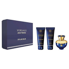 Women's Perfume Set Dylan Blue Versace (3 pcs)