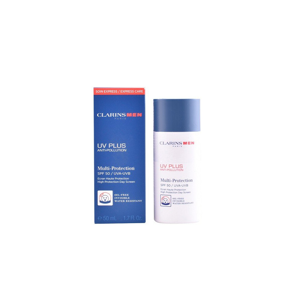 Facial Sun Cream Men Uv Plus Clarins (50 ml)