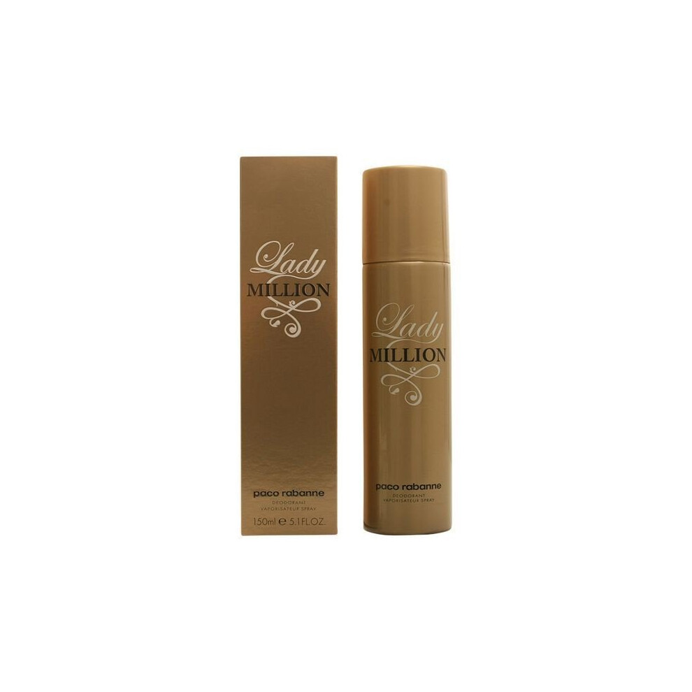 Spray Deodorant Lady Million Paco Rabanne (150 ml)
