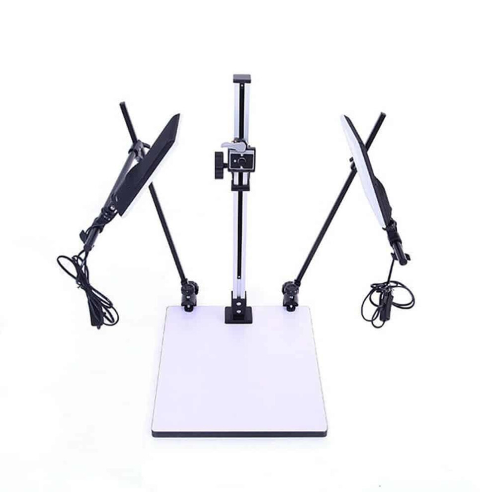 Pro LED Copy Stand with Two Lights Fitting + Quick Release Plate