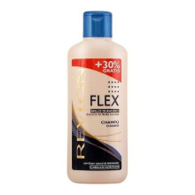 Revlón. FLEX SHAMPOO estándar. Champú hidratante para cabello normal. Utiliza una fórmula rica en agentes humectantes como el sodio.