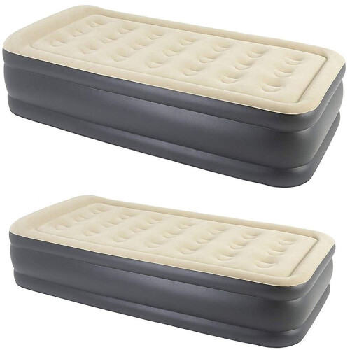 Jilong Luxury Air Bed Mattress Soft Flocked Inflatable Relaxing Airbed