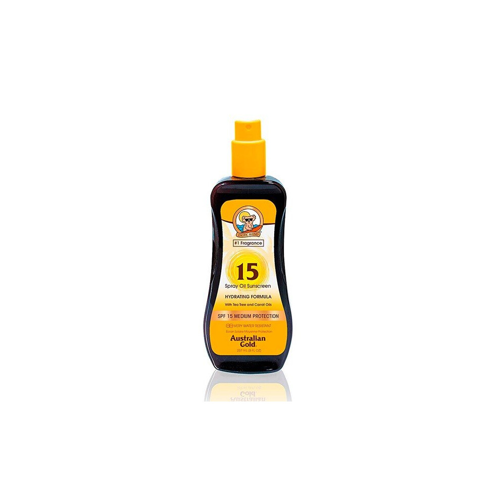 Tanning Oil Sunscreen Hydrating Australian Gold SPF 15 (237 ml)