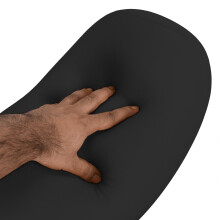 (Black) Original Cushtie Cushion Travel Pillow Neck Head Comfort Support Micro Beads