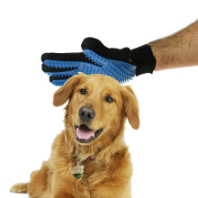 Five Finger Pet Dog Cat Silicone Glove Hair Grooming Mitt Detangler Massager