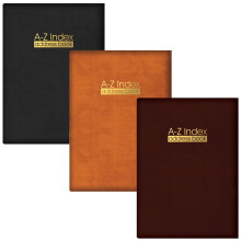 A5 Hardback Address Book Contact Name Telephone Number A-Z Record Home Office