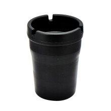 New Cigarette Smokeless Ashtray Car Cup Holder Outdoor Portable Black Plastic