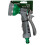 Kingfisher (1 Pack) Multi-Function 6 Dial Garden Hose Water Spray Nozzle Gun Set Soft Grip Handle 1