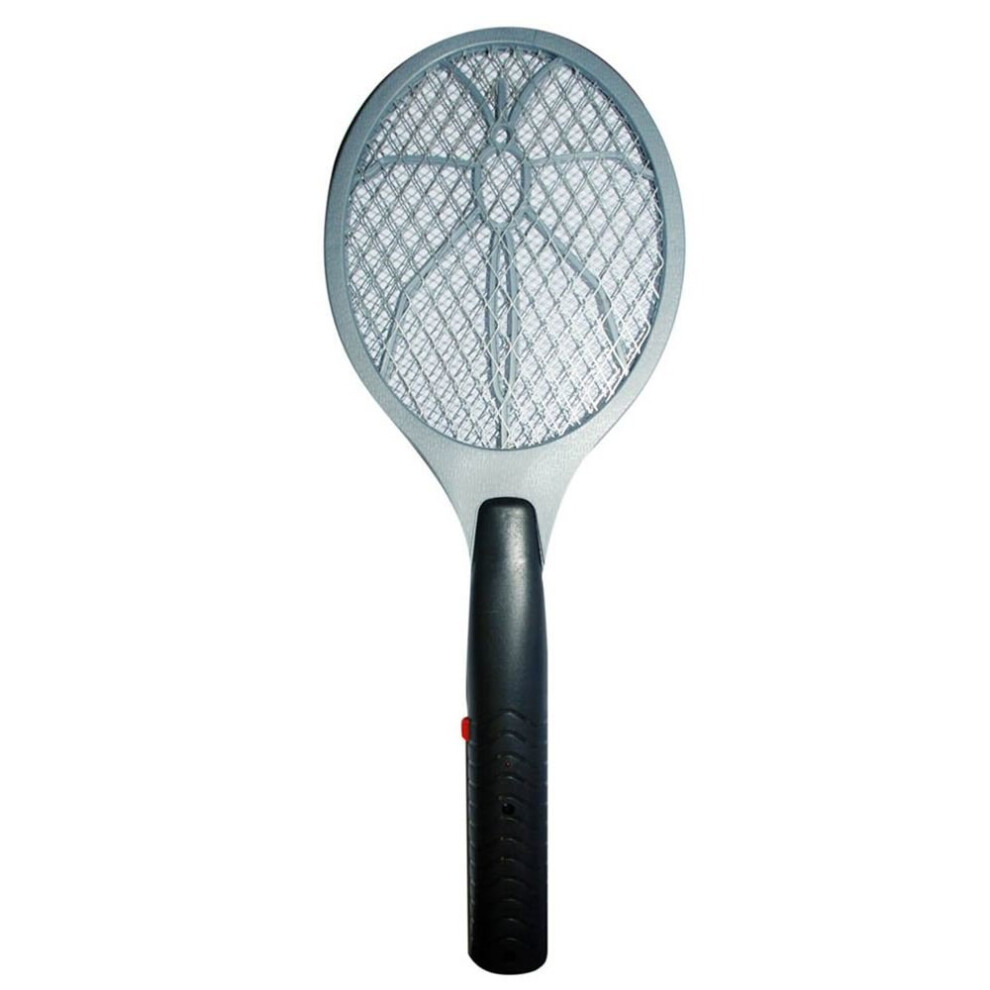 Electric Bug Zapper Electronic Fly Swatter Mosquito Wasp Insect Killer Swat Grey