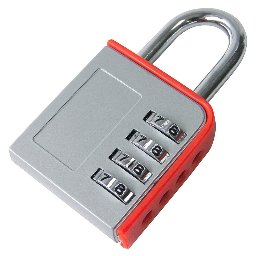 New 4 Dial Combination Padlock Locker Door Toolbox Luggage Suitcase Code Lock-image-OPC-P5KRYW9-NEW