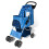 VidaXL vidaXL Folding Pet Stroller Dog/Cat Travel Carrier Blue Transport Trolley 3