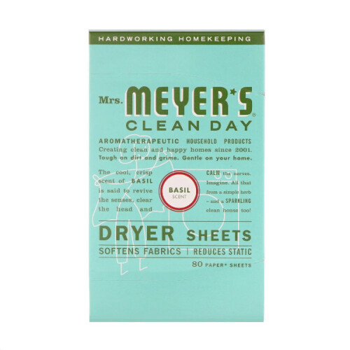 Mrs. Meyer's Clean Day Torkdukar - Basil - 80 st - 2 pk