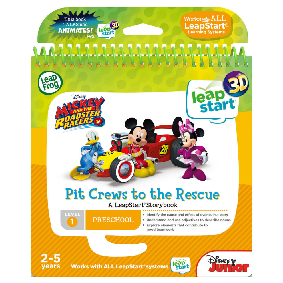 Leapfrog LeapStart Mickey & The Roadster Racers Story Book