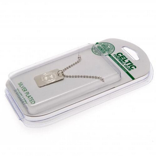 Celtic FC Silver Plated Dog Tag and Chain 2