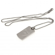 Arsenal FC Engraved Dog Tag And Chain