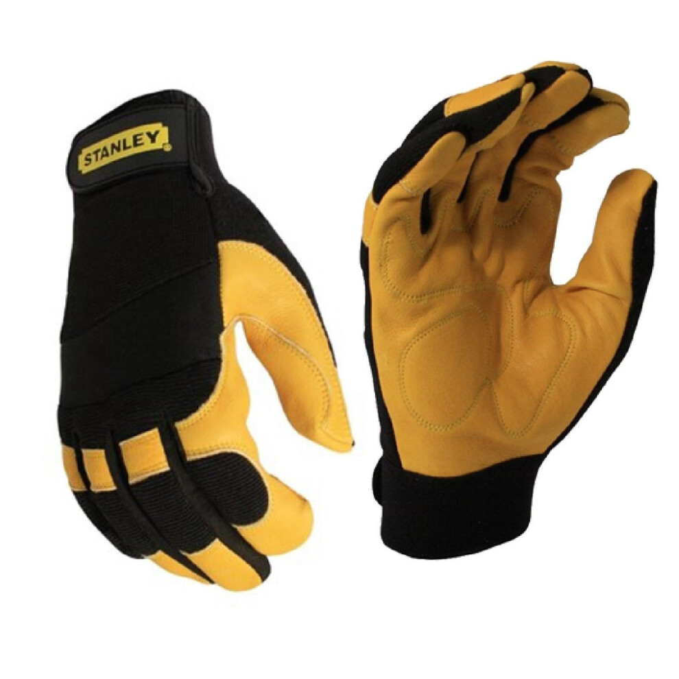 Stanley Mens Hybrid Performance Suede Gloves