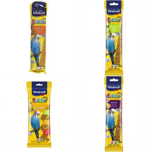 (One Size, Apricot/Fig) Vitakraft Budgie Kracker Treats (Pack Of 7)