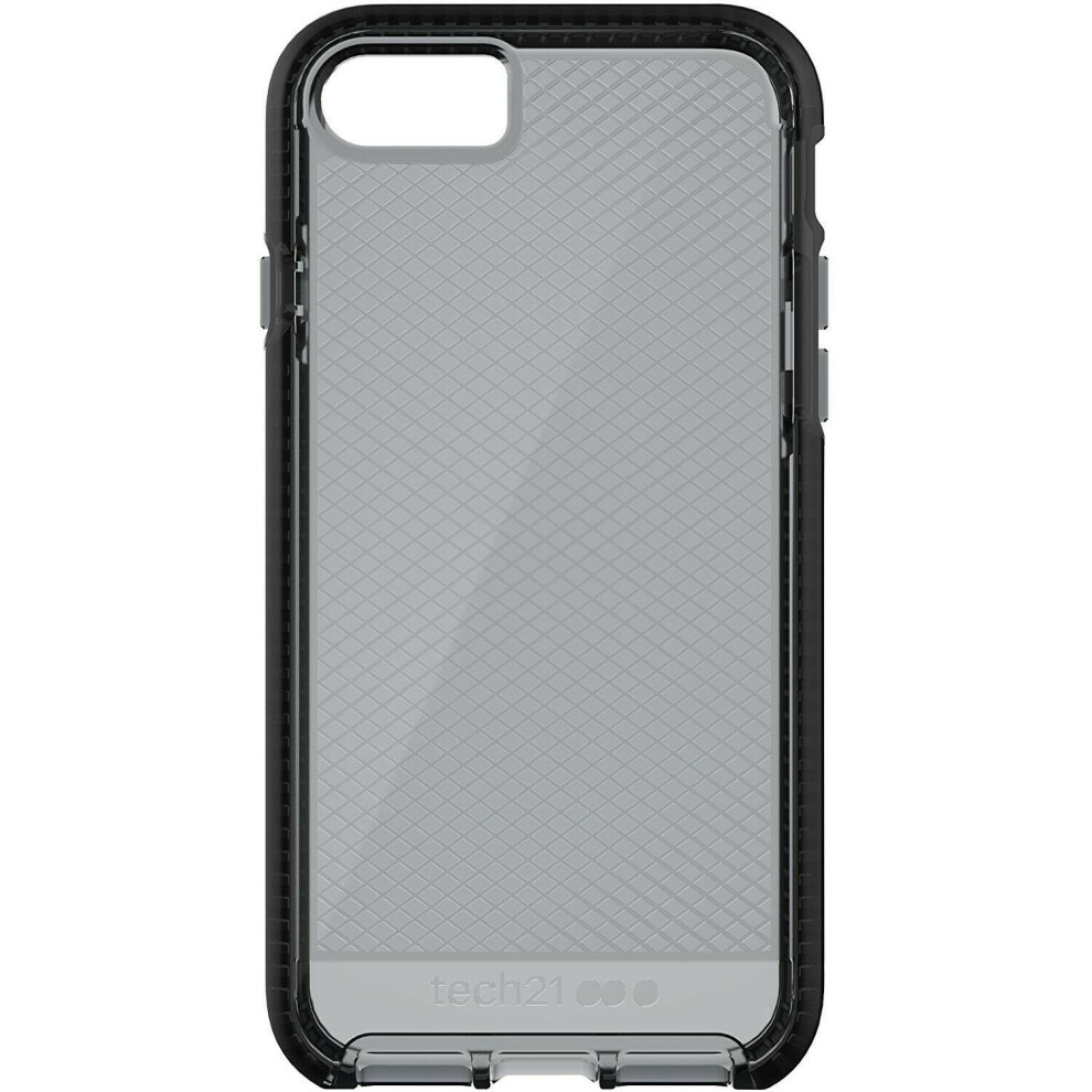 (Smokey/Black) Tech21 Evo Check Case Cover For Apple iPhone 7 Plus & 8 Plus