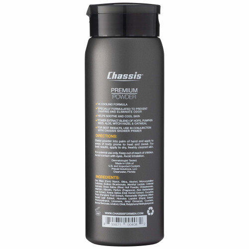 Chassis Premium ICE Body Powder for Men - With Extra Cooling Sensation 1