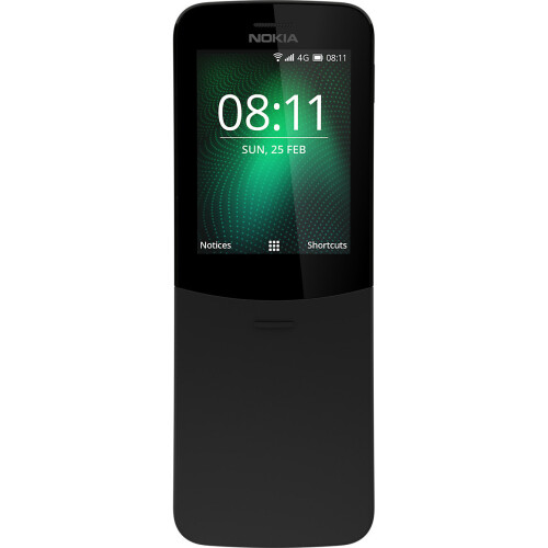 Nokia (Black) Nokia 8110 Dual Sim | 4G | 4GB | 512MB RAM