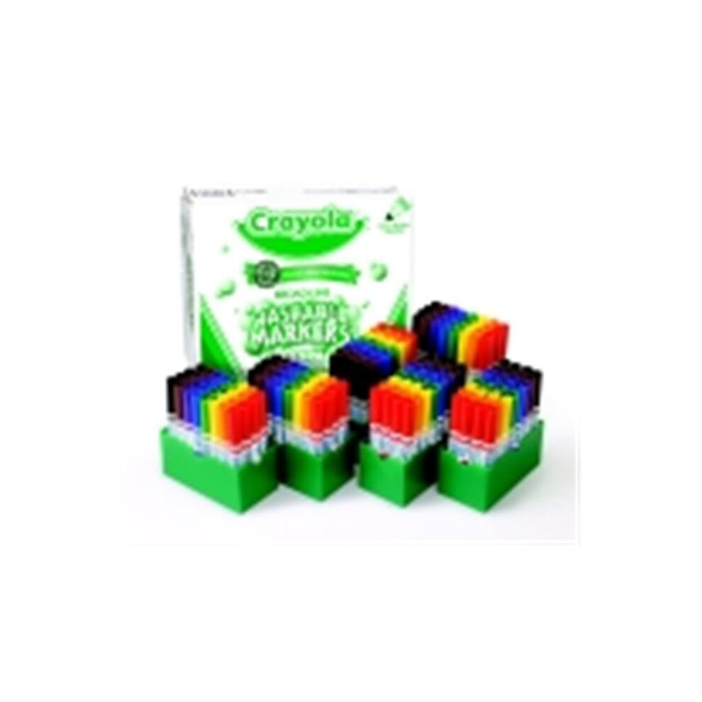 Crayola Non-Toxic Washable Marker Classroom Pack - Assorted Colors, Pack 192