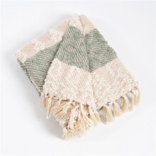 Saro Lifestyle TH191.SE5060 Nubby Design Striped Throw Blanket, Silver