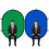 Chroma Key Blue & Green Screen Rectangular Background | 1.5x2m | 9
