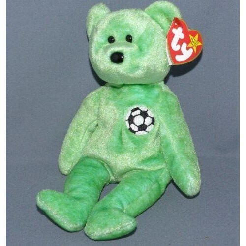 Ty KICKS the Soccer Bear - Ty Beanie Babies