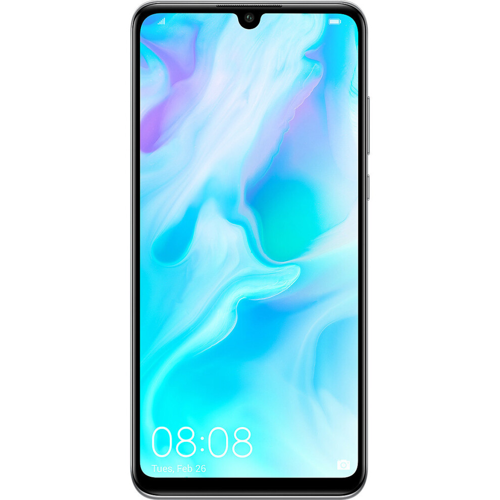 (Pearl White) Huawei P30 Lite Single Sim | 128GB | 6GB RAM 