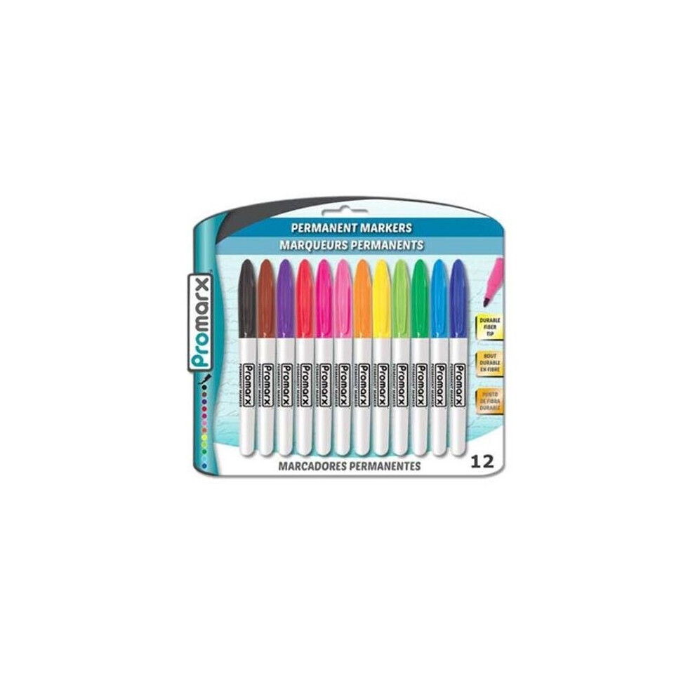 Photos - Felt Tip Pen Promarx 2324535 Permanent Markers Assorted Color - 12 Count - Case of 24