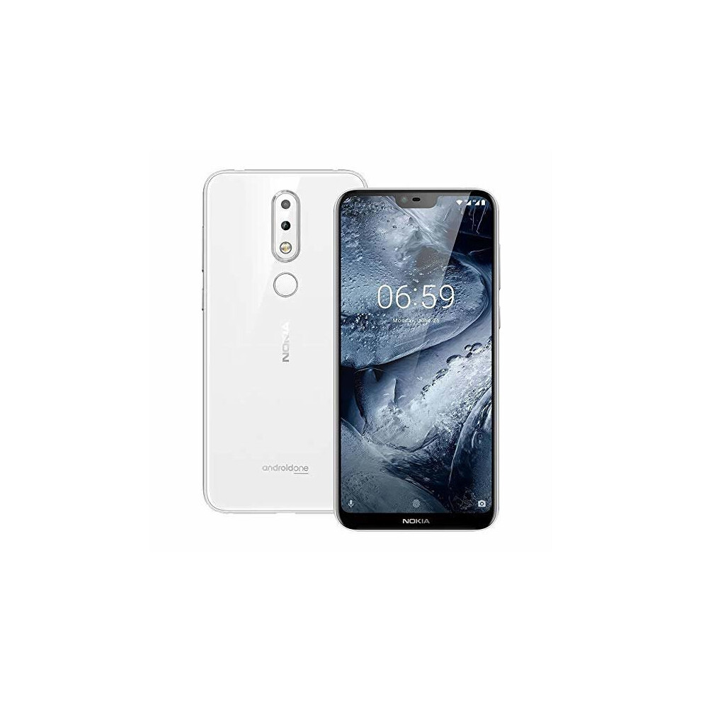 (White) Nokia 6.1 Plus Dual Sim | 32GB | 4GB RAM