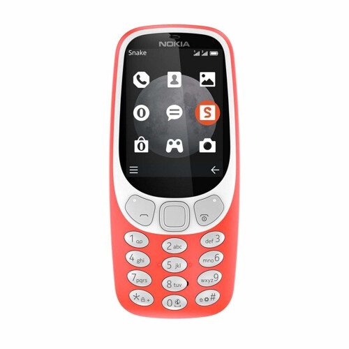 Nokia (Red) Nokia 3310 Dual Sim | 3G | 64MB | 64MB RAM