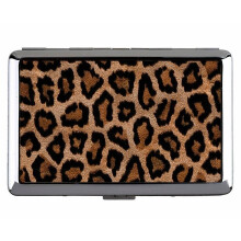 Cigarette Case Holder,Background Wild Leopard Hard Box And Holder(King Size)