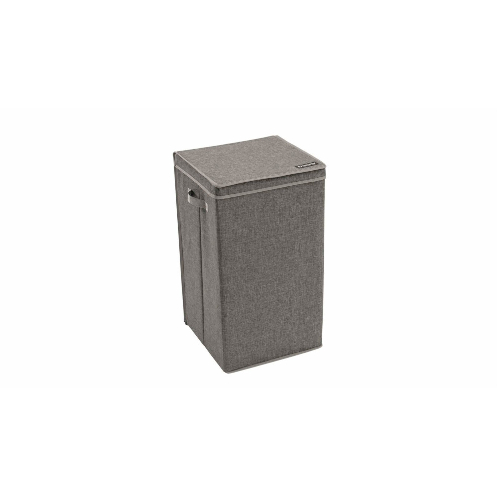 Outwell Laundry Basket Caya 78L Grey Clothes Storage Box Sorter Bin Organiser