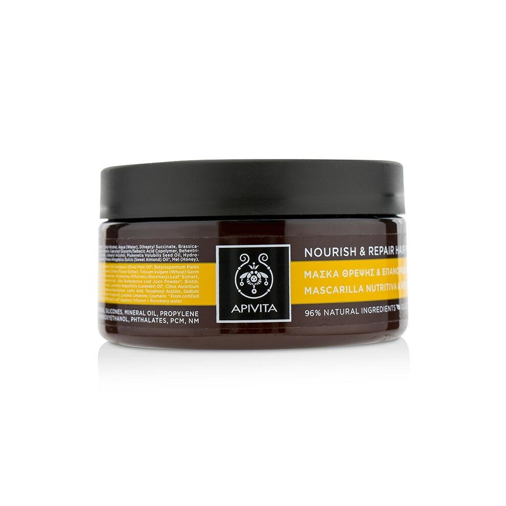 Nourish & Repair Hair Mask With Olive & Honey (for Dry-damaged Hair) - 200ml/6.81oz