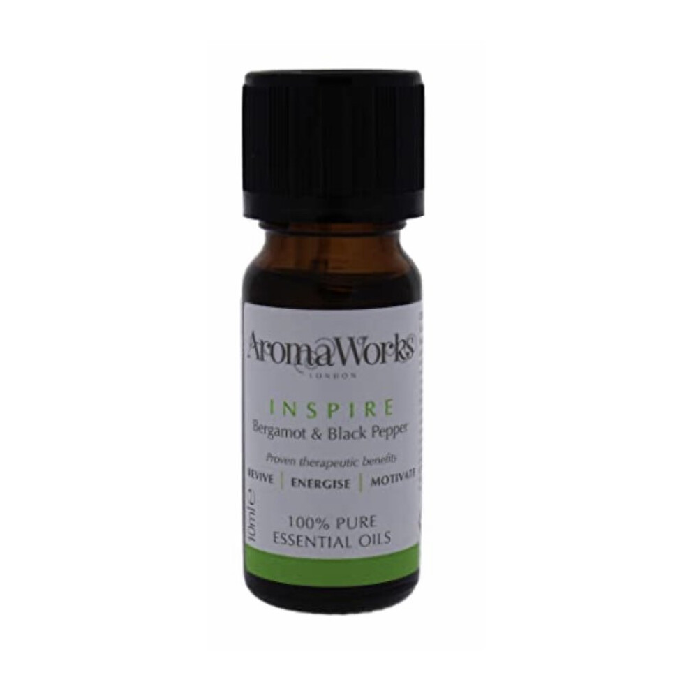 Aromaworks Inspire Essential Oil 10Ml Black