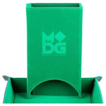Skládací sametová kostková věž Metallic Dice Games LIc545 zelená