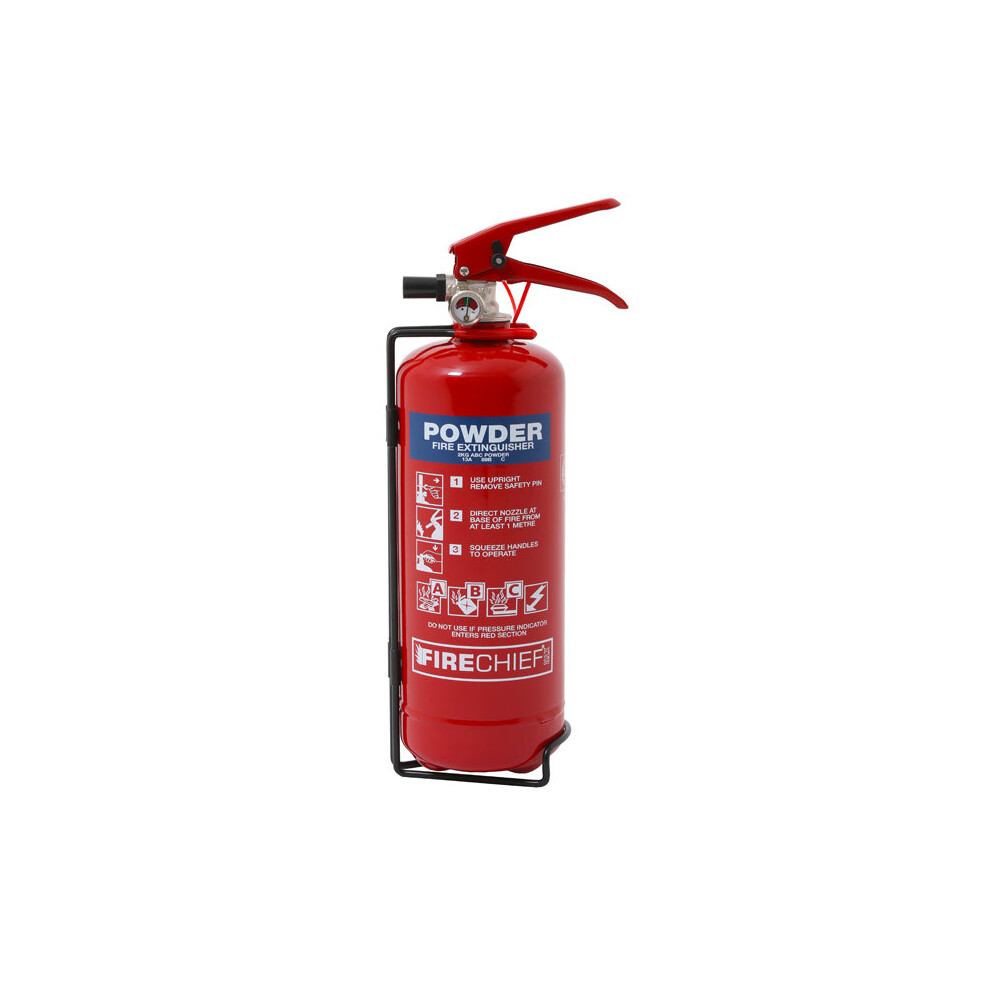 Firechief 2Kg Powder Fire Extinguisher 5055377900359