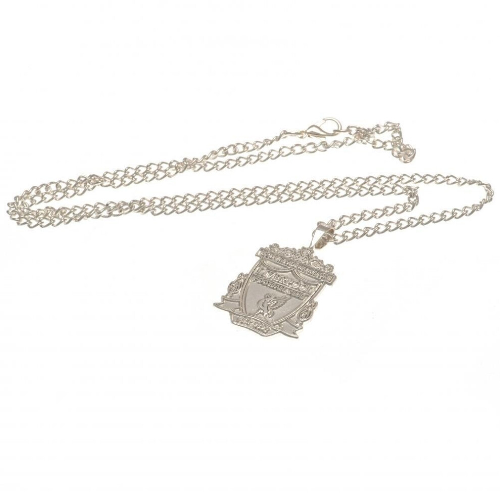 Liverpool Fc Plated Xl Pendant And Chain Silver