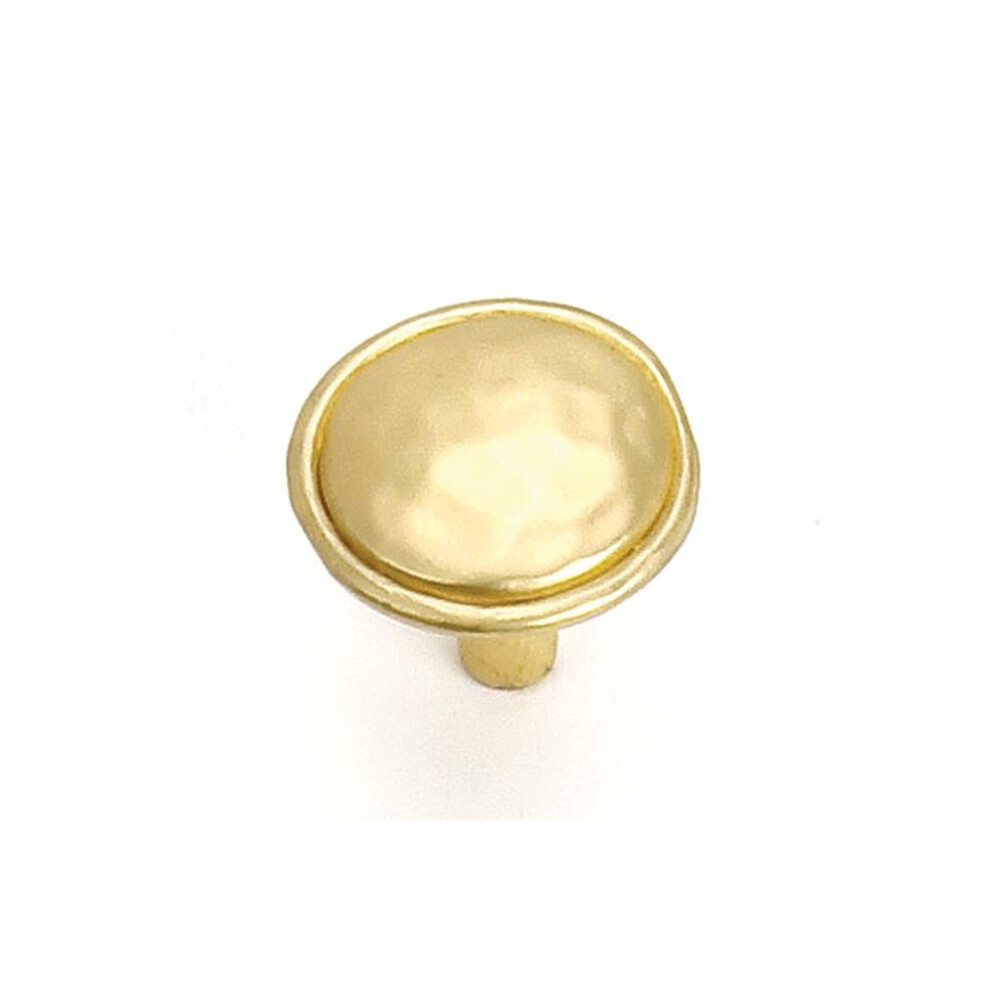 1.38 In. Merlot Knob - Satin Brass 723902038581