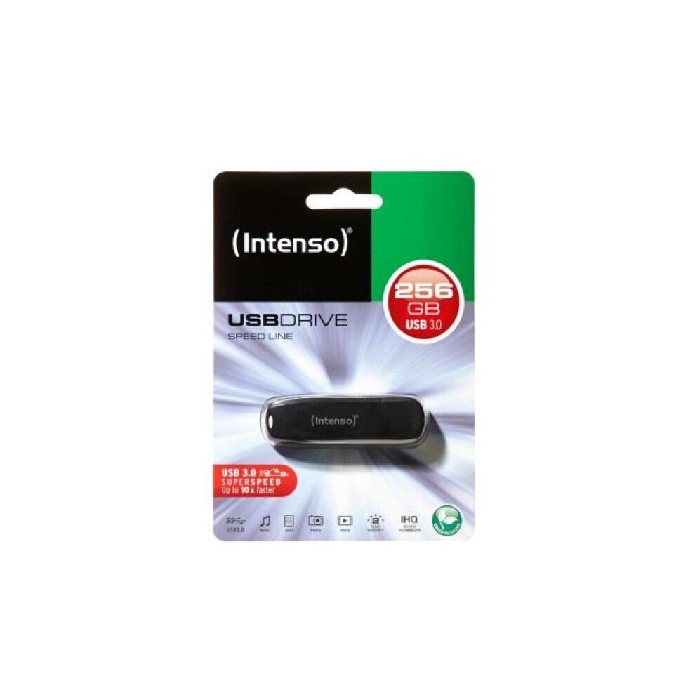 Pendrive Intenso 3533492 256 Gb Usb 3.0 Black 4034303022090