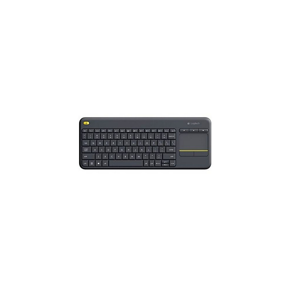 New Logitech Keyboard With Touchpad K400 Plus Black