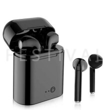 (Black) Twins Wireless Bluetooth TWS Stereo Ear Pods Earbuds Earphones Headphones